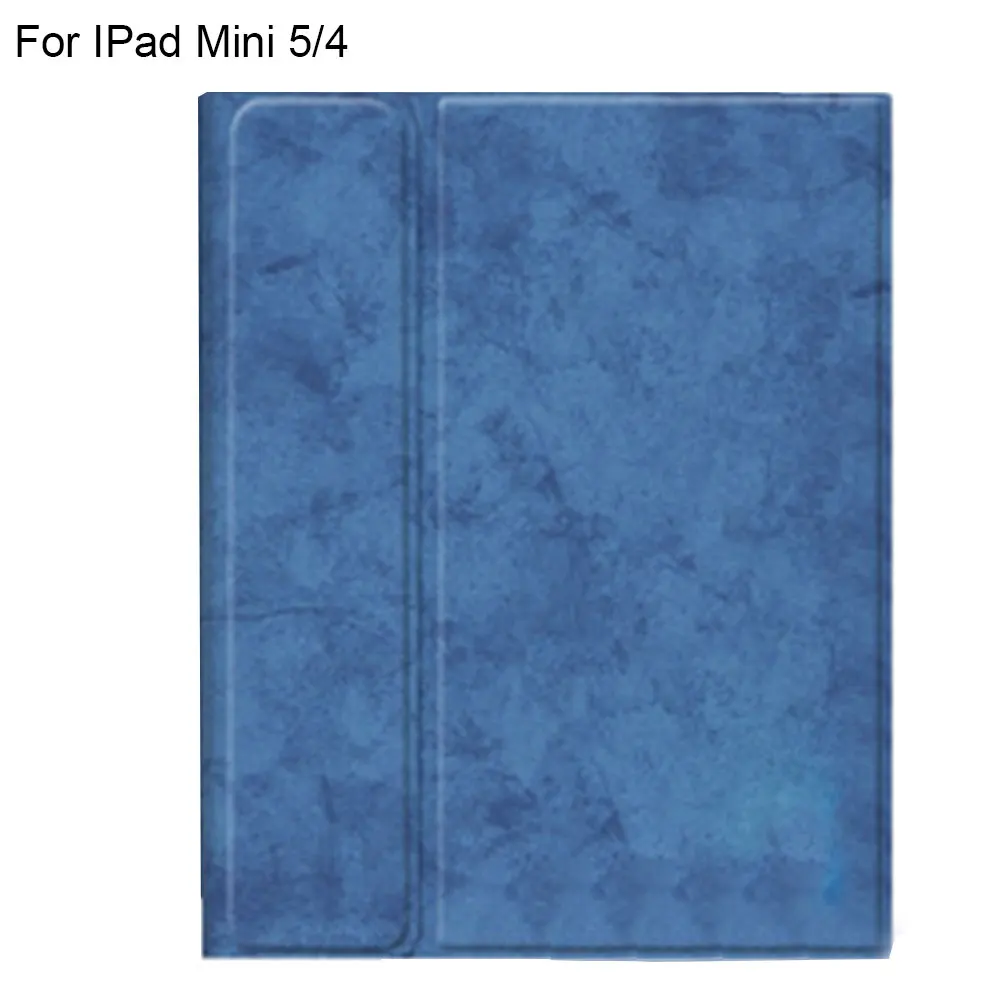 

Tablet Case Set Bluetooth Keyboard Portable Fashion Protective With Pencil Holder PU Leather Easy Apply Stand For IPad Mini 4 5
