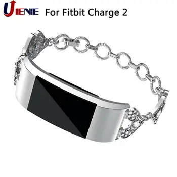 

Watchband Bracelet for Fitbit Charge 2 Smart Watch Band Fashion Replacement Wristband Straps with Rhinestones for Fitbit Charge2