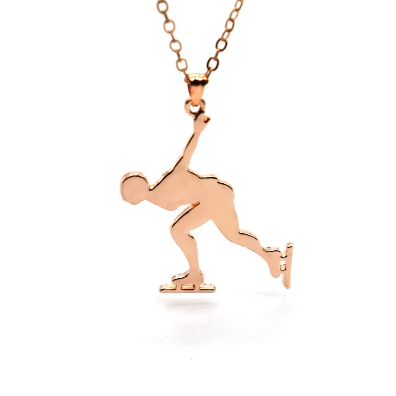 Elfin-New-Trendy-Ice-Skating-Necklace-Men-s-Speed-Skating-Pendant-Necklace-Speed-Skating-Jewellery-Figure (1)