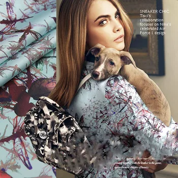 

Fashionable Dragonfly ball wonderful digital art printing thin satin fabric fashion fabrics recommended