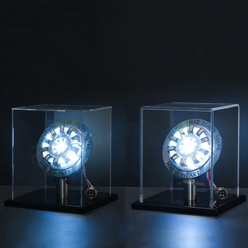 

NEW Hot Endgame Cool 1:1 scale Iron Man Arc Reactor A generation of Glowing iron man heart model Action Figure Toy with LED Ligh