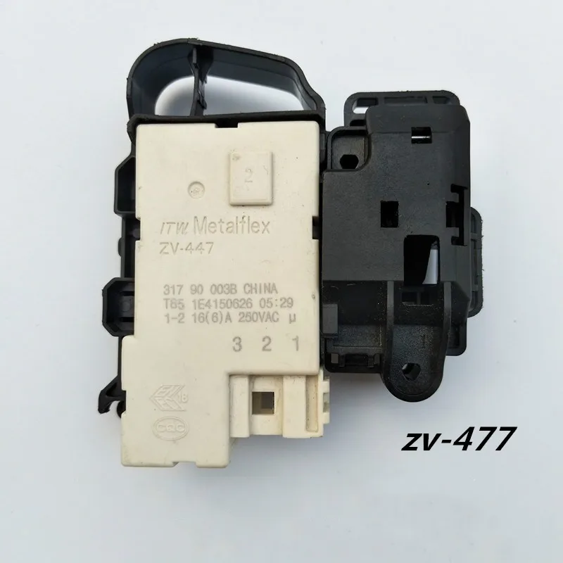 

For Haier Sanyo TCL drum washing machine parts door switch electromagnetic door lock delay ZV-447