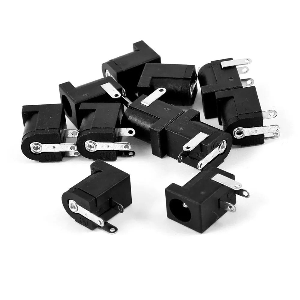 40pcs 5.5MM x 2.1MM Female DC socket for PCB Power charger socket 2.1MM