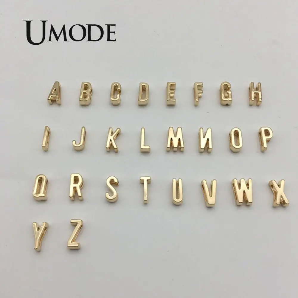 UMODE женское серебряное ожерелье-чокер с 26 буквами, персонализированное золотое ожерелье с подвеской, летние ювелирные аксессуары UN0373