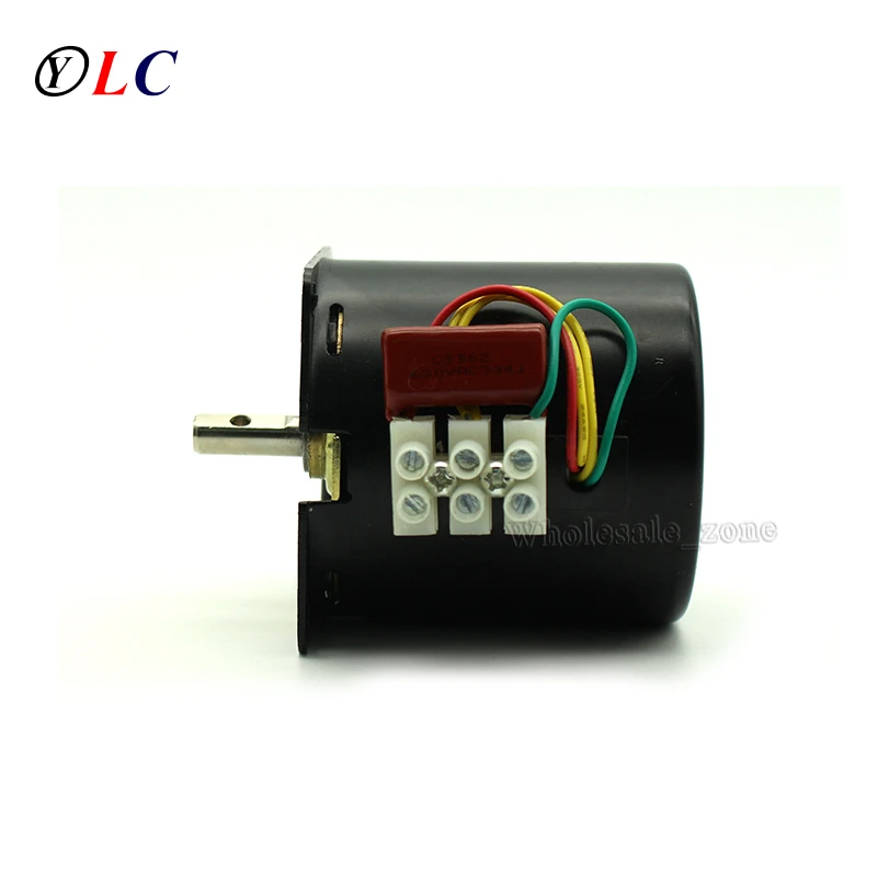 

NEW AC220V 60KTYZ Reduction Motor 110RPM Low Noise Gear box Electric Motor High Torque Low Speed 220v Synchronous AC Motor
