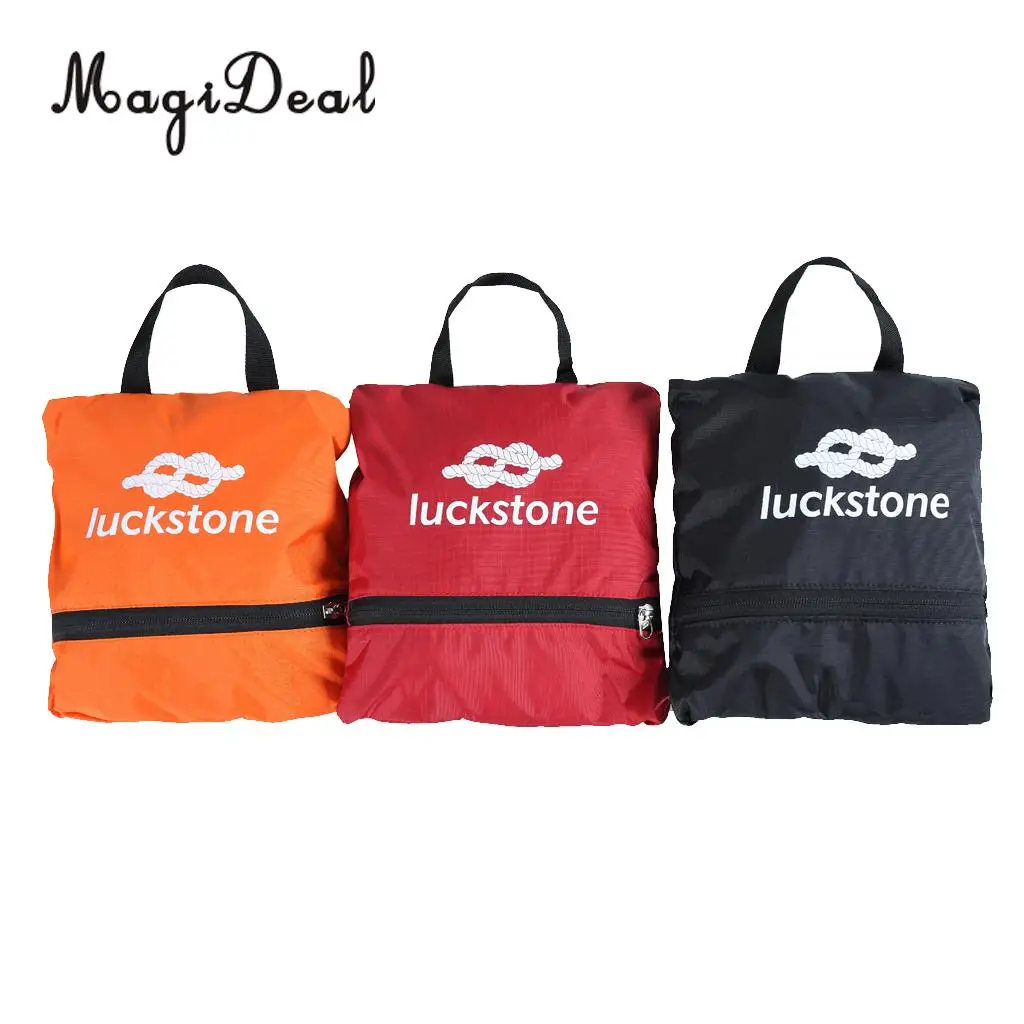 MagiDeal Folding Nylon Rock Climbing Rope Bag Gear Equipment Holder Storage for Camping Climbing Caving Travell Accessories