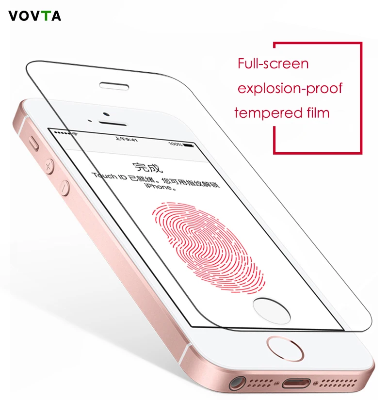 0.26mm Tempered Glass for iphone 5s 6 6 s 7 Plus Protective film 9 H Premium Screen Protector for iPhone 5 8 SE Tempered Glass2