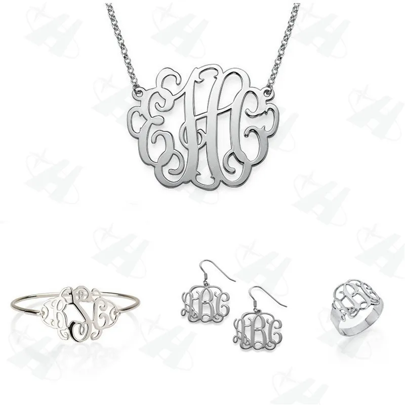 Featured image of post Monogram Jewelry Sets : At prep obsessed we offer classic monogram jewelry.