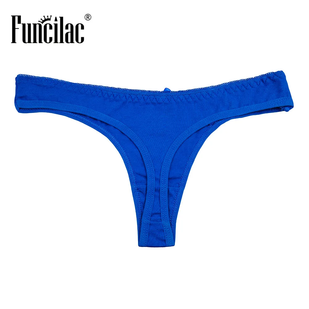 FUNCILAC сексуальные женские стринги и G хлопковые трусики микро Танга кулоты нижнее