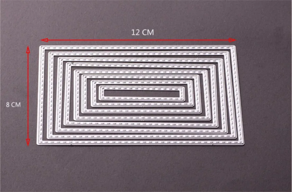 Прошитые прямоугольники штампы металлические трафареты сделай сам для скрапбукинга альбом декоративное тиснение карты маркировки ремесла высечки
