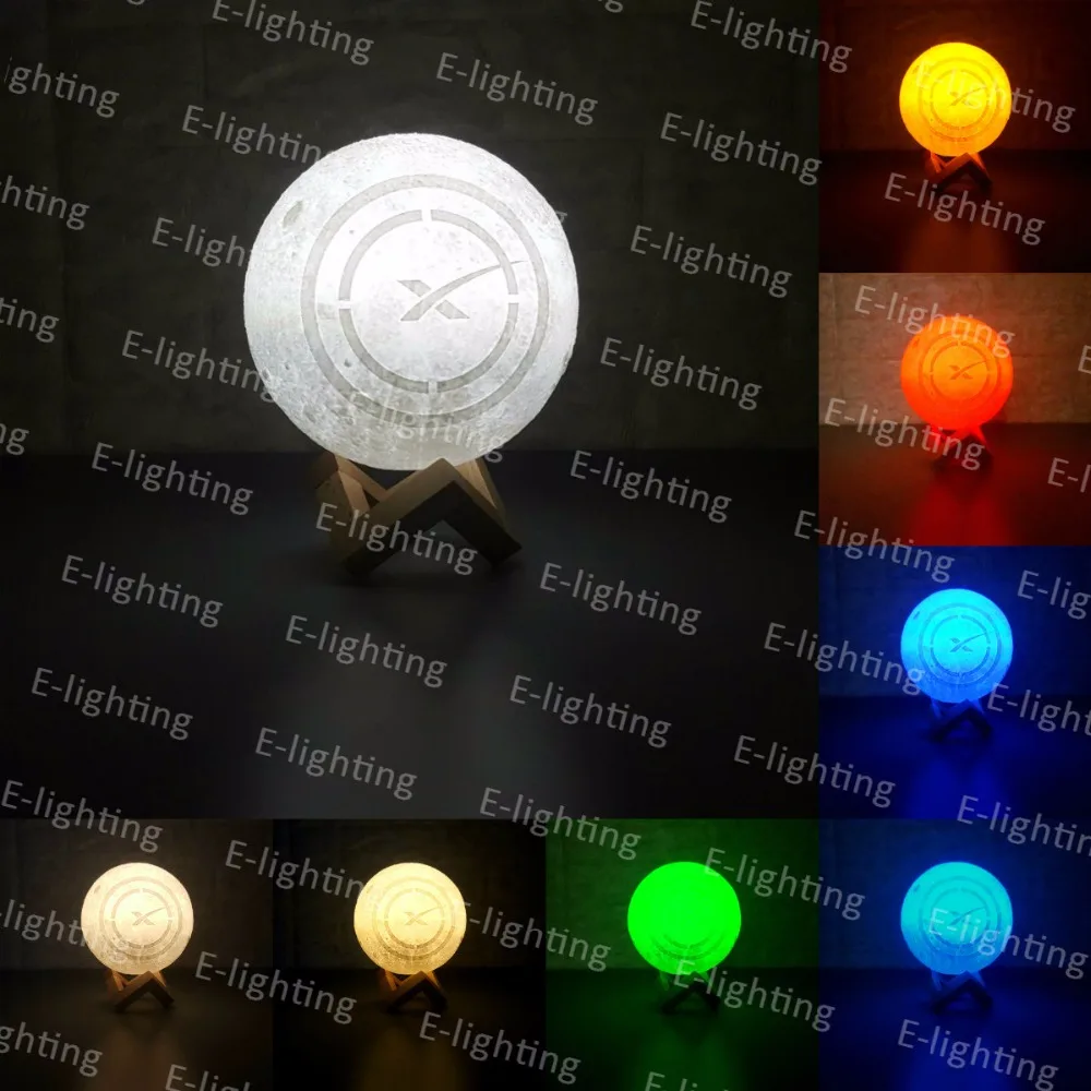 

Custom moon lamp 3D print Table Desk Light Rechargeable Indoor Lighting USB Birthday Valentines Gift Night Lights IY303170