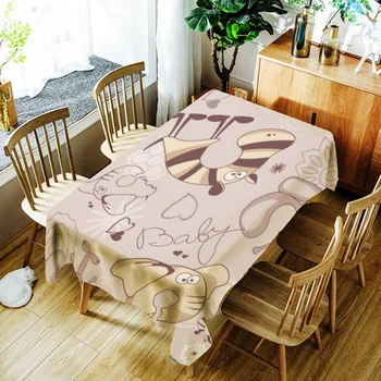 

Oloe Version Tablecloth Waterproof Dinner Rectangular Washable Tapetes Table Cover Protector Oilproof Table Cloth Dining Kitchen