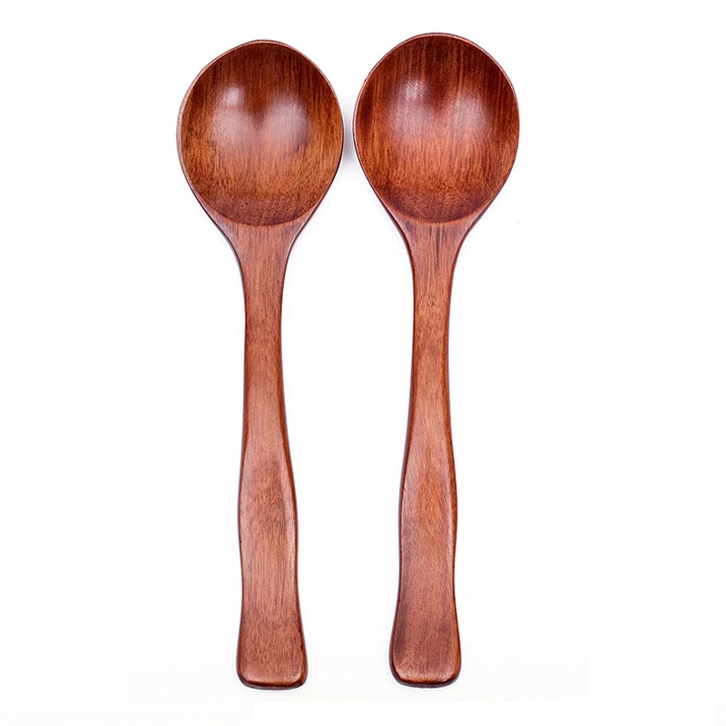 2 шт. детская деревянная ложка для риса и супа|wooden spoon|soup spoonspoon wood |