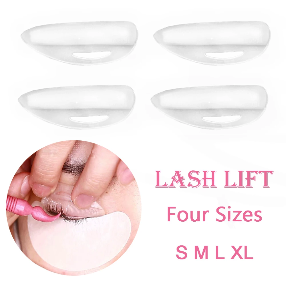 

10Pcs Silicone Eyelash Perming Curlers Curl Lash Lift Rods Tools Makeup Tool Lash Lifting Shield Pads Rods Extension Supplies