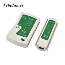 Kebidumei RJ45 кабель lan сетевой тестер кабельный тестер RJ45 RJ11 RJ12 CAT5 UTP LAN Кабельный тестер сетей средство ремонт