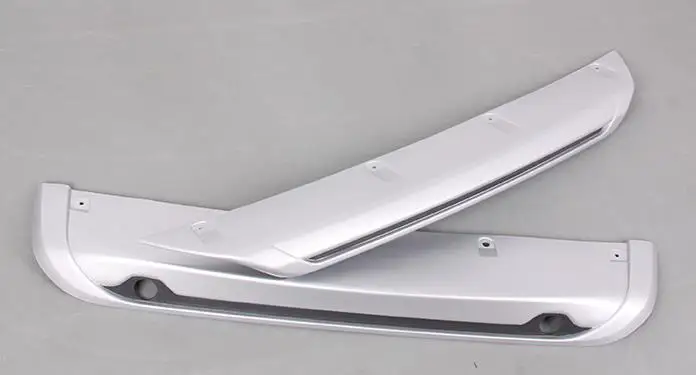 

High Quality For Nissan Qashqai Dualis J11 2014-2017 Front and Rear Bumper Skid Protector Guard Plate ABS Accessories 2PCS