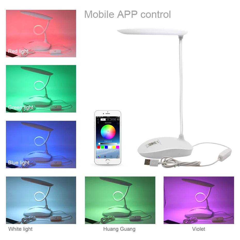 rgb led desk lamp