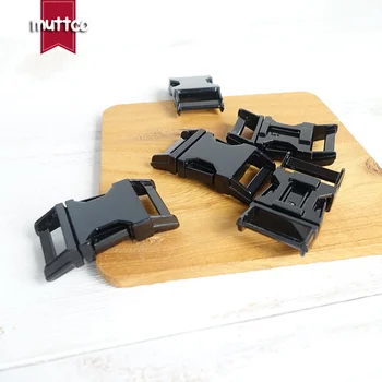 

50pcs/lot DIY dog cat collar buckle quick release buckle for 20mm webbing sewing Paracord Leather craft accessory DCK-002