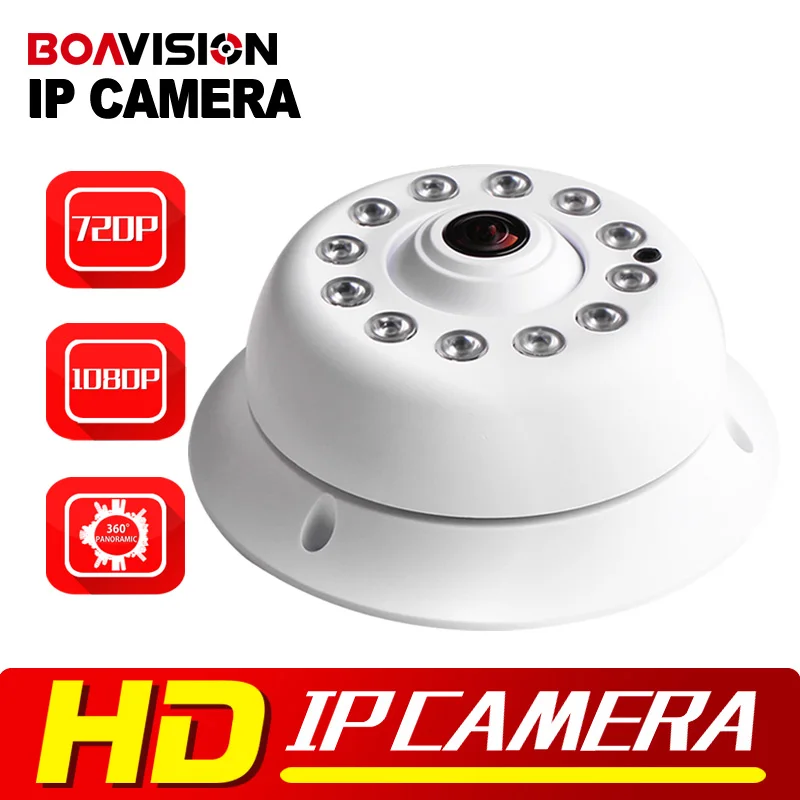  HD 5MP Fisheye Lens Panoramic Dome 2MP IP Camera 1080P Indoor IR 10M, Security CCTV Camera,Full 360 Degree View 