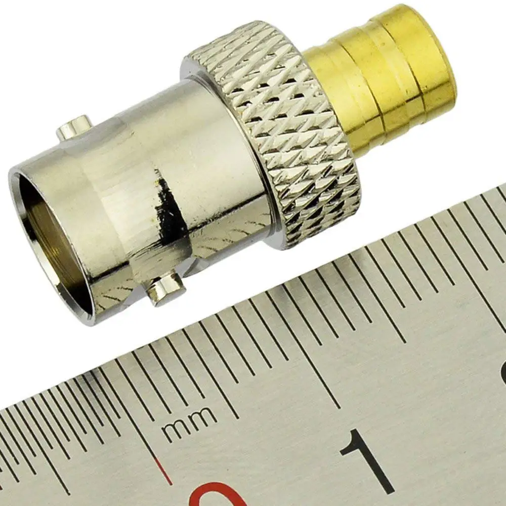 10 шт. гнездо BNC к гнезду SMB RF коаксиальный адаптер Коннектор|bnc female connector|bnc connectors