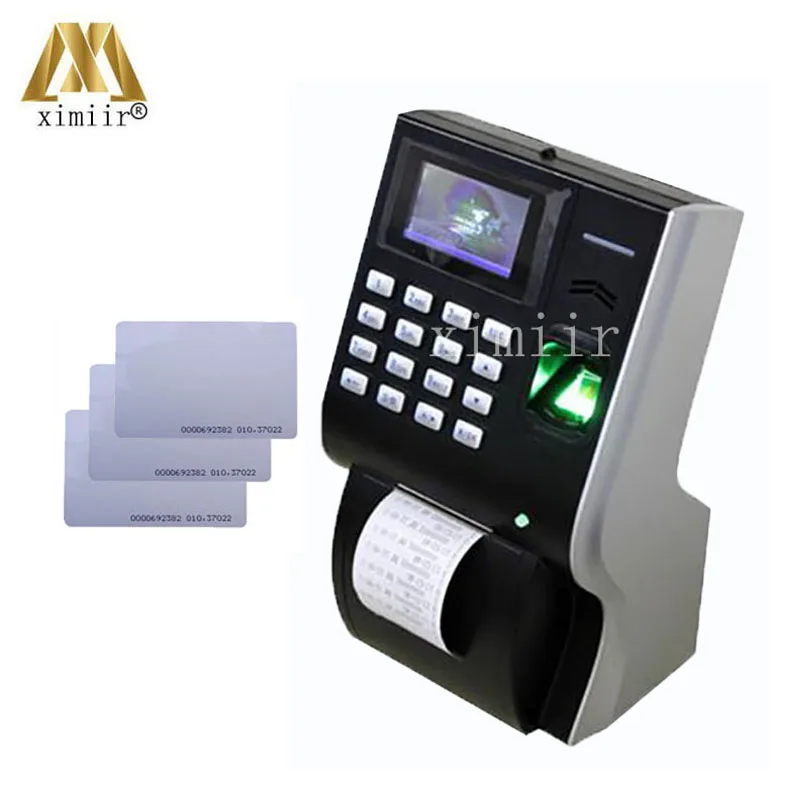 

Build-in printer 3 inches TFT screen LP400 TCP/IP fingerprint time attendance time recording optical sensor with ID card reader