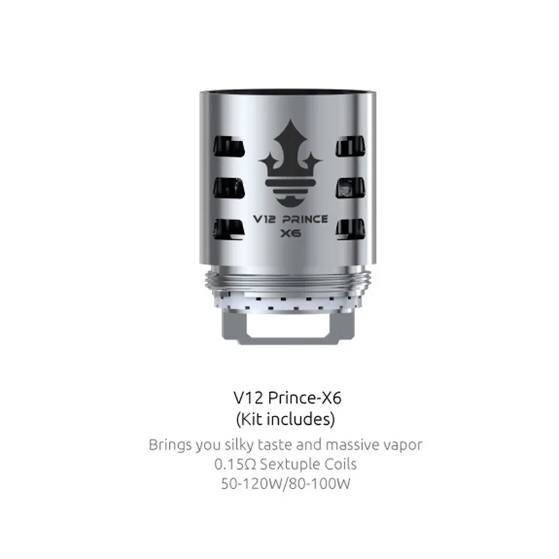 Оригинальный SMOK TFV12 катушка принца V12 Prince Q4 RBA X6 M4 T10 сетчатый ремешок Core подходит