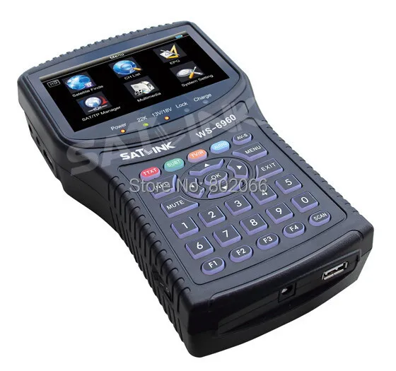 

2014 new arrival HDMI HD mpeg4 DVB-S2 meter HD Digital Satellite 6960 Satellite Finder Meter Satlink WS-6960