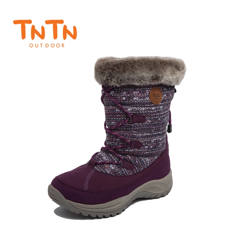 

Women'S Ladies Duck's Down Warm Winter BootS Waterproof Shoes Snow Wools Skiing 100% High Quality Leisure New