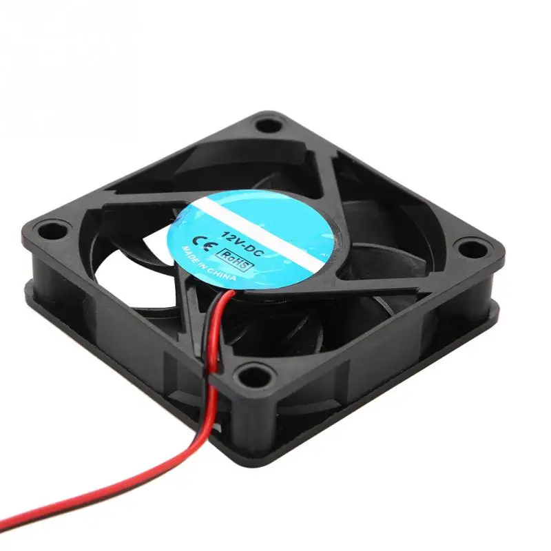 2Pcs 3D Printer Accessory Part DIY 6015 Cooling Fan 0.19A 12V 2500 6000