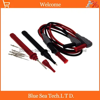 

Red and Black DIY teat cable and Probe sets (0.3mm Pin and 2.0mm Pin) for Circuit board test ,Nickel Brass+ABS/PA,