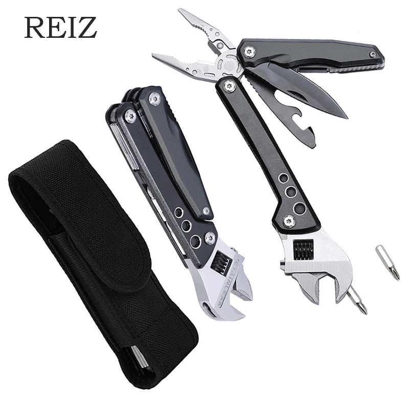 Electricians Handheld Tool Set Cutting Pliers Screwdrivers Pliers Pouch 7 Piece