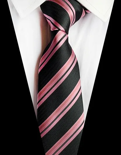 Новые Галстуки темного цвета 8 см для мужчин Классический Полосатый клетчатый галстук с геометрическим узором деловые Свадебные вечерние жаккардовые галстуки - Цвет: YU-Q21