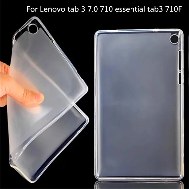 

For Lenovo tab 3 7.0 710 Case Tpu Soft Back Cover Ultra Thin Transparent TPU Case for Lenovo tab 3 7.0 710 essential tab3 710F