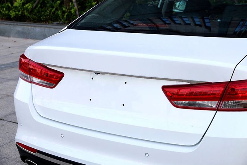 Rear trunk lid cover trim 1pcs For Kia K5 Optima 2016 2017 Car Exterior