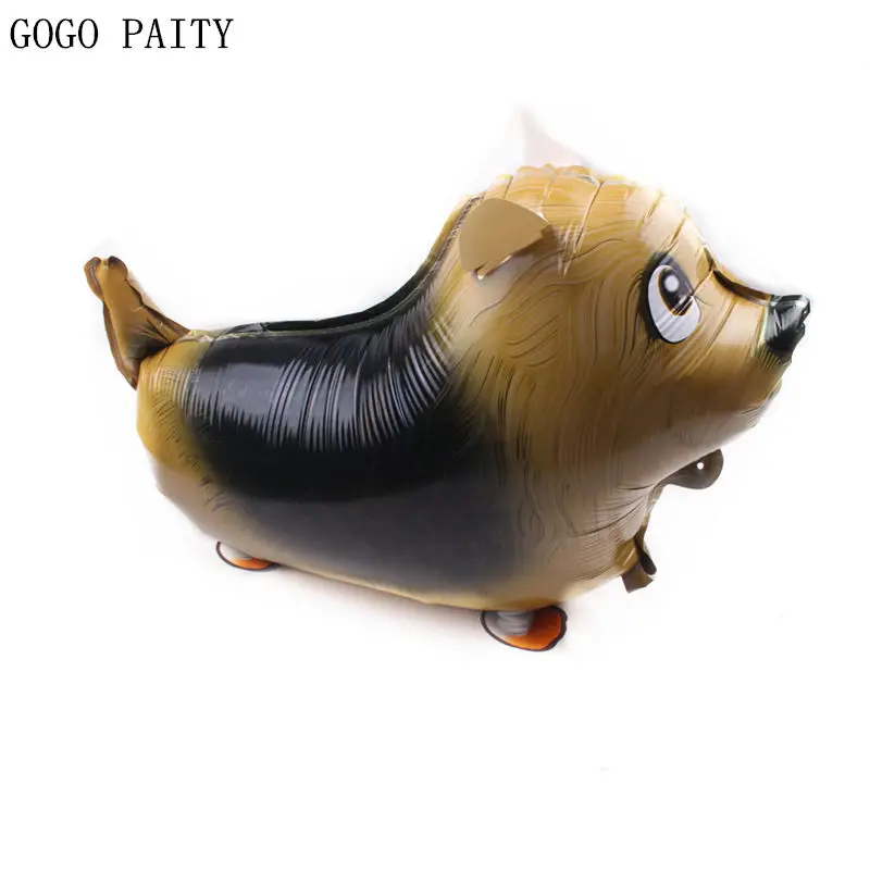

GOGO PAITY New walk fox terrier dog modeling aluminum balloon ball children holiday party layout decorative balloon wholesale