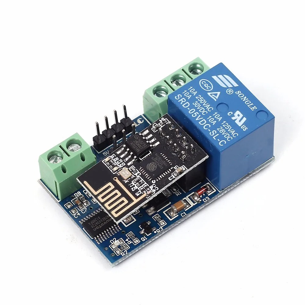 100 шт./лот ESP8266 5 в Wi Fi релейный модуль дистанционное управление переключатель