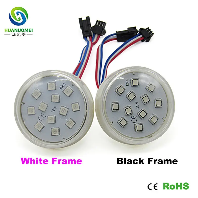 12v 24v водонепроницаемый ucs1903 60 мм красный/зеленый/синий 12 светодиодов modulos led 5050 smd