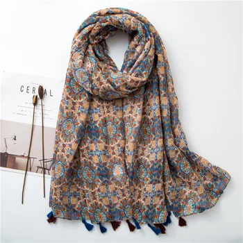 

Vintage Shawl for Women Special Totem Design Female Scarf Soft Blanket Wrap NEW 2019 [3593]