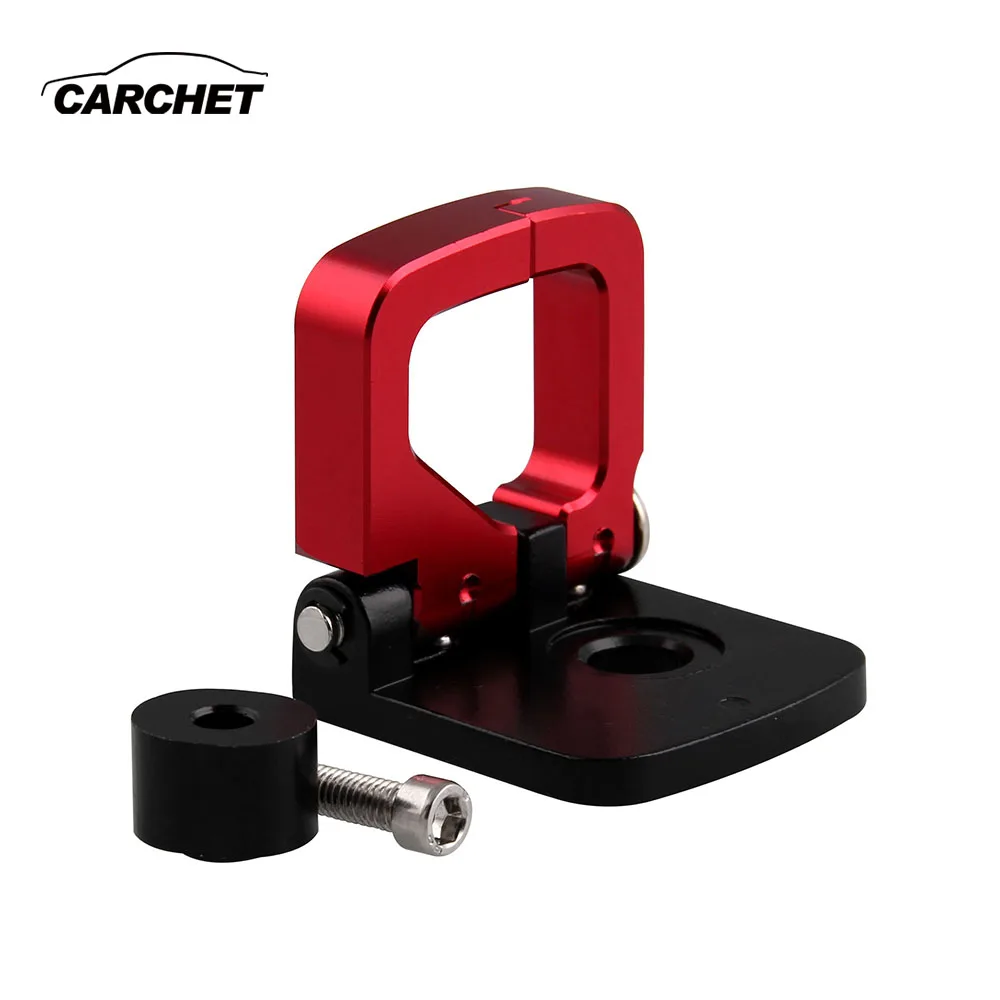 

CARCHET Universal Motorcycle Scooter Bicycle Helmet Holder Aluminum Alloy Bag Bottle Hook Hanger with Screw luggage hook mount