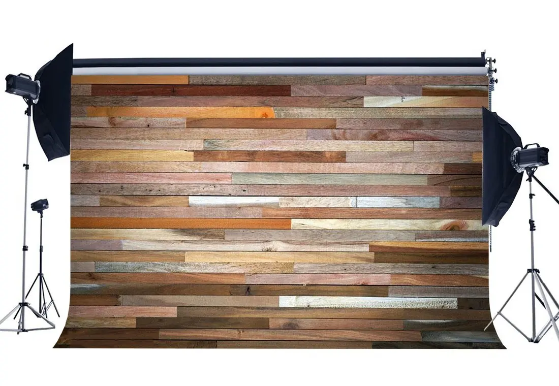 

Weathered Wood Backdrop Vintage Stripes Wooden Plank Backdrops Retro Photography Background