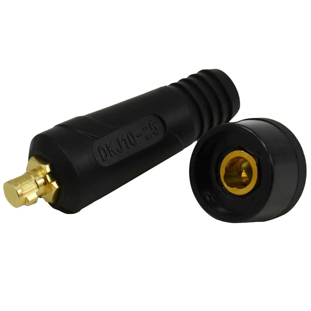 

Quick Fitting Cable Connector Plug Socket DKJ10-25 DKJ30-50 MIG MMA TIG Welding Machine High Quality Real Copper Rubber