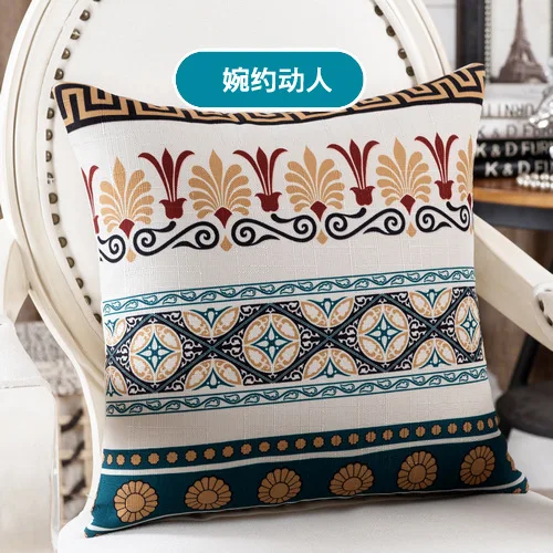 Современный модный принт подушка 18x18 дюймов 45*45 см Home Decor диван стул назад талии Cusion автомобиль офис рук Nap Throw Подушка - Цвет: As Photo 5