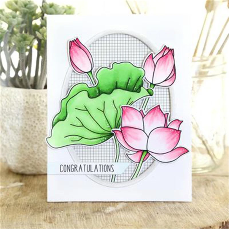 

Eastshape Beautiful Lotus DiesMetal Cutting Dies New 2019 for Scrapbooking DIY Album Embossing Paper Craft Die Cut