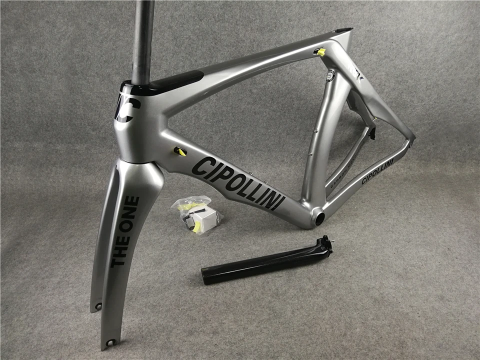 Discount Sliver Frame Cipollini RB1K THE ONE Shiny RB1000 T1100 carbon fiber road bike bicycle frame set 4