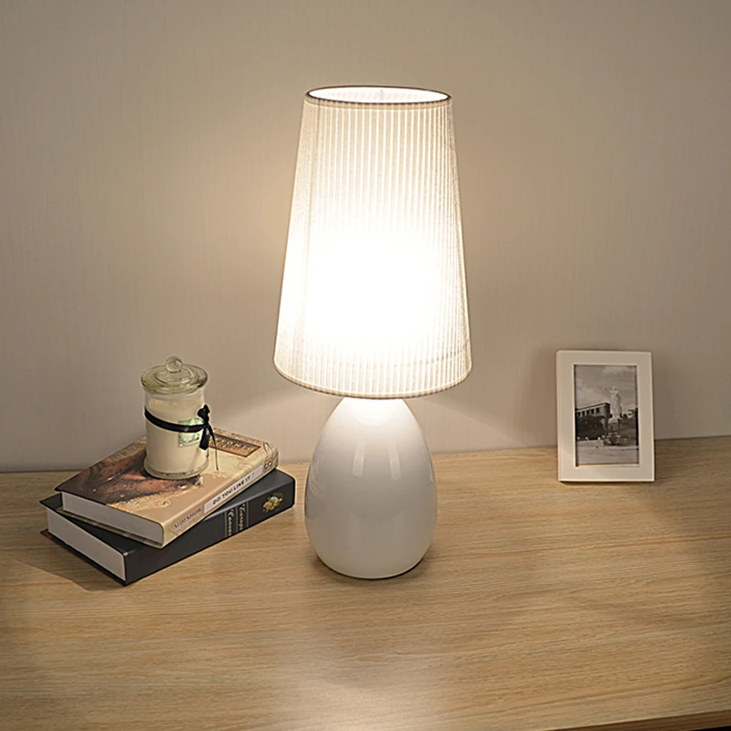E27 Nordic Minimalist Modern  Bedroom Bedside Table lamp Metal Crystal Decotation for Living Room Study Desk Light Home Lighting (12)