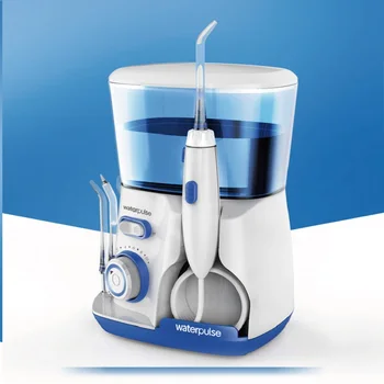 

Dental Water Flosser Jet - Oral Irrigator with 5 Tip & 800ml Water Reservoir Dental Hygiene for Braces and Teeth Whitening