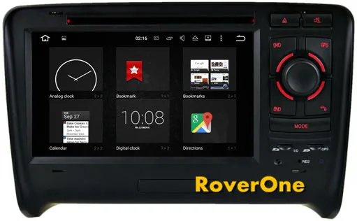 Flash Deal RoverOne Quad Core Android 7.1 Autoradio GPS Navi Car Multimedia Player For Audi TT TTS MK2 2006-2013 DVD Bluetooth Mirror Link 5