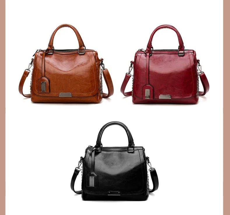 mulheres do vintage travesseiro bolsa de couro