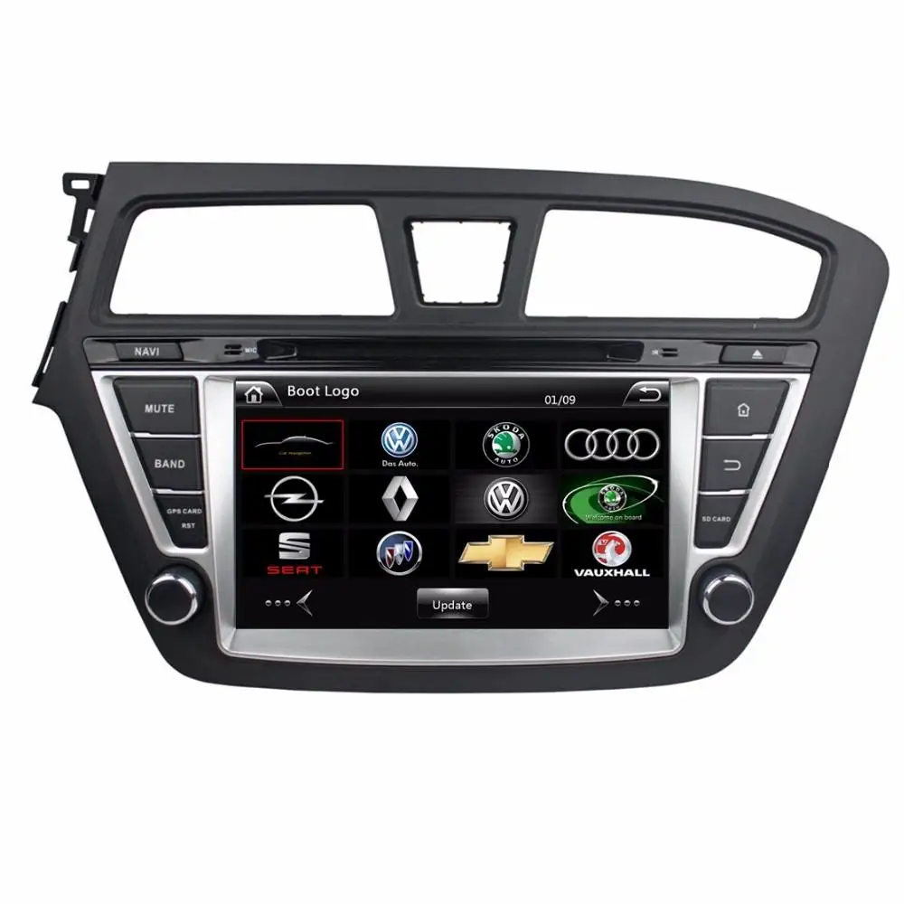 Best 8" in-dash Car DVD player with GPS(opt.),audio Radio stereo,USB/SD,AUX,BT/TV,car multimedia headunit for Hyundai I20 2014 2015 7