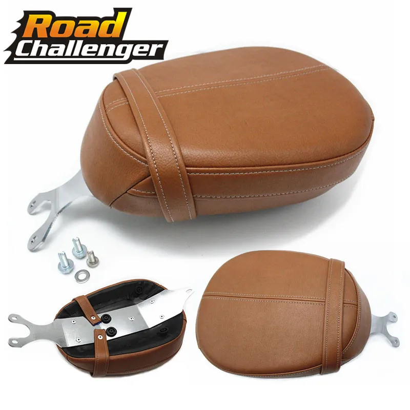 Motorcycle Seats Leather Passenger Pillion Seat For Indian Scout Models